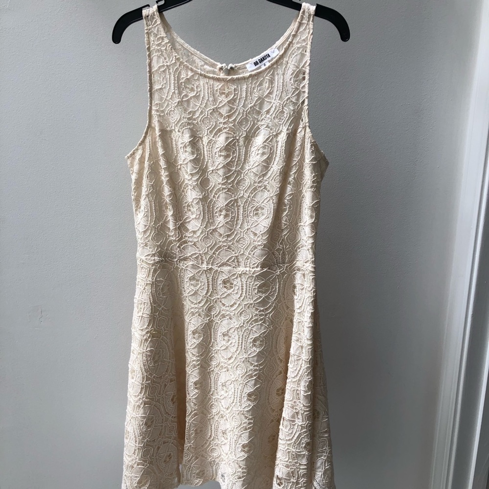 BB Dakota Lace Overlay Dress